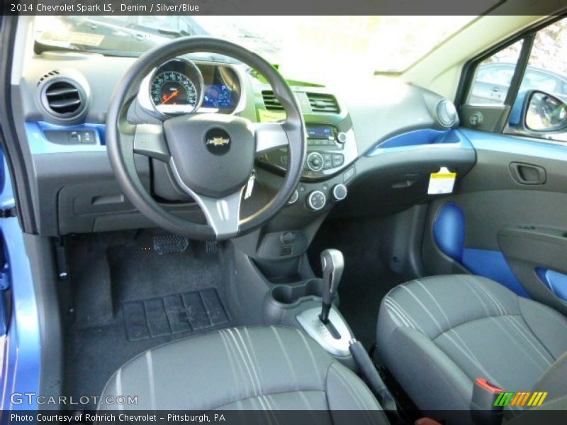 Denim / Silver/Blue 2014 Chevrolet Spark LS
