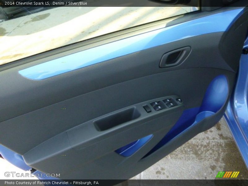 Denim / Silver/Blue 2014 Chevrolet Spark LS