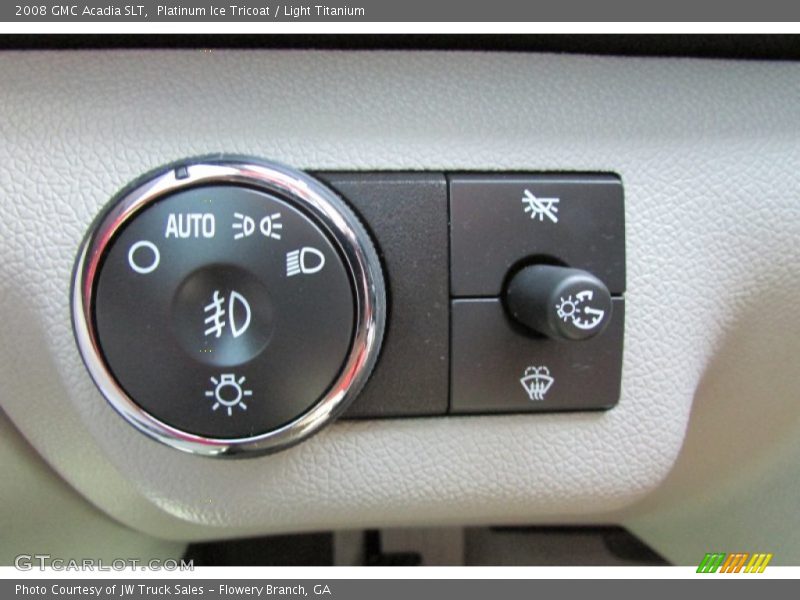 Platinum Ice Tricoat / Light Titanium 2008 GMC Acadia SLT