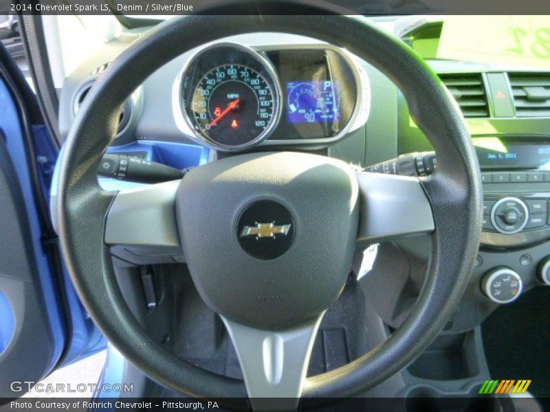 Denim / Silver/Blue 2014 Chevrolet Spark LS