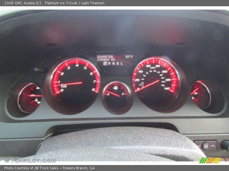 Platinum Ice Tricoat / Light Titanium 2008 GMC Acadia SLT