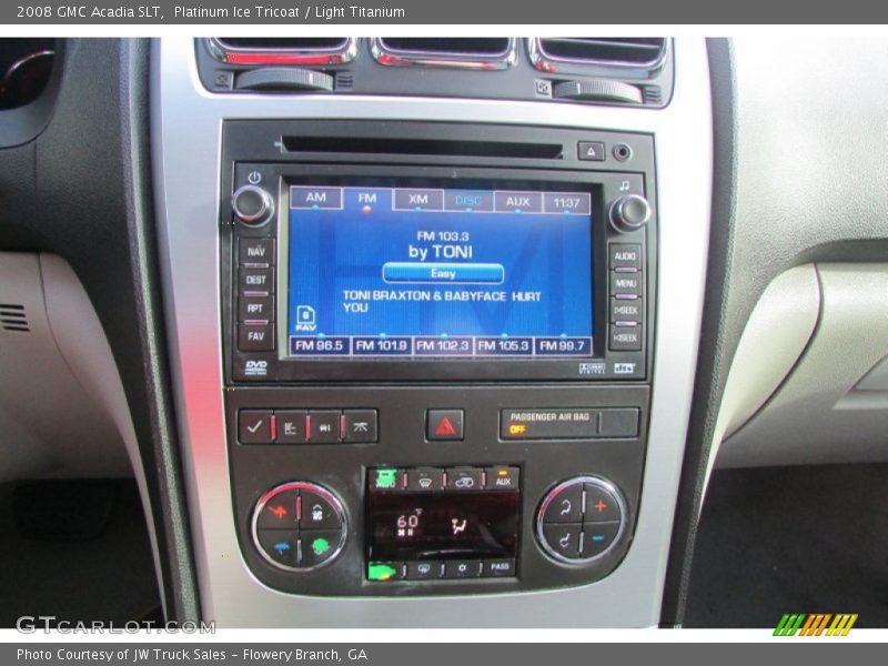 Platinum Ice Tricoat / Light Titanium 2008 GMC Acadia SLT