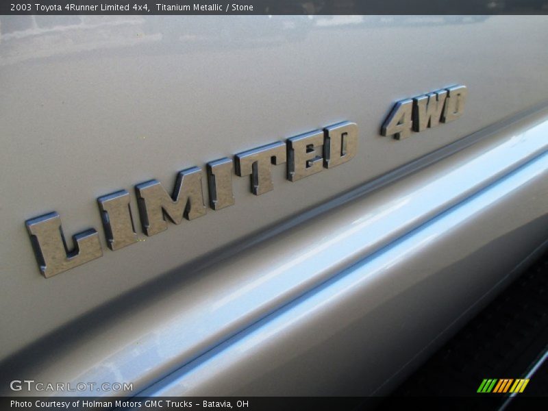 Titanium Metallic / Stone 2003 Toyota 4Runner Limited 4x4