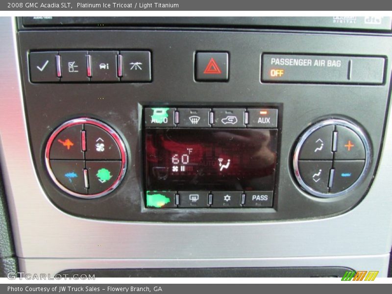 Platinum Ice Tricoat / Light Titanium 2008 GMC Acadia SLT
