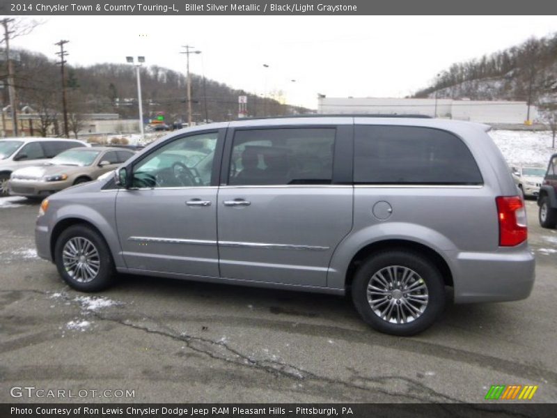 Billet Silver Metallic / Black/Light Graystone 2014 Chrysler Town & Country Touring-L