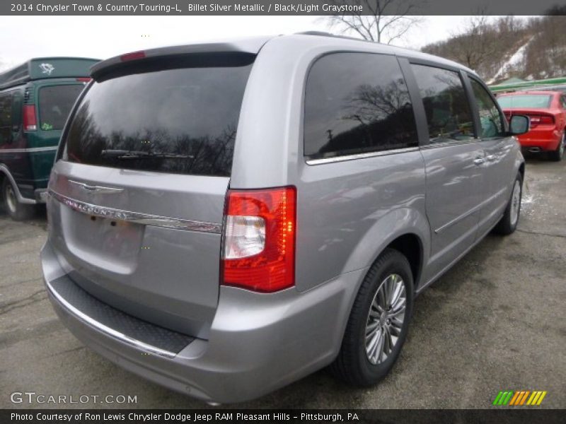 Billet Silver Metallic / Black/Light Graystone 2014 Chrysler Town & Country Touring-L