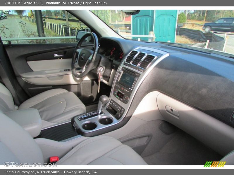 Platinum Ice Tricoat / Light Titanium 2008 GMC Acadia SLT