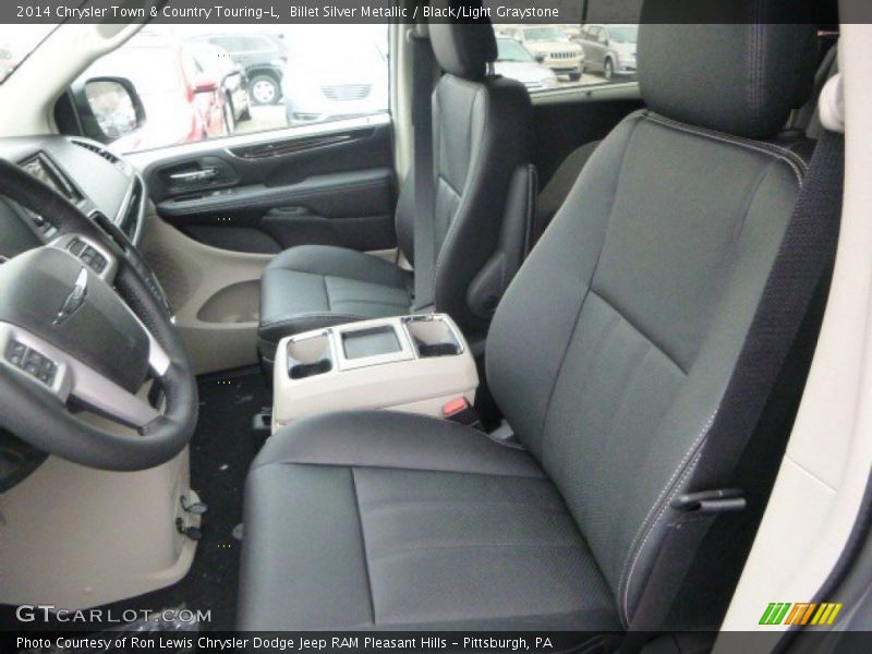 Billet Silver Metallic / Black/Light Graystone 2014 Chrysler Town & Country Touring-L