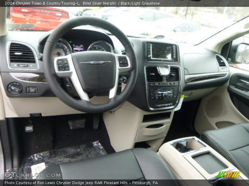 Billet Silver Metallic / Black/Light Graystone 2014 Chrysler Town & Country Touring-L