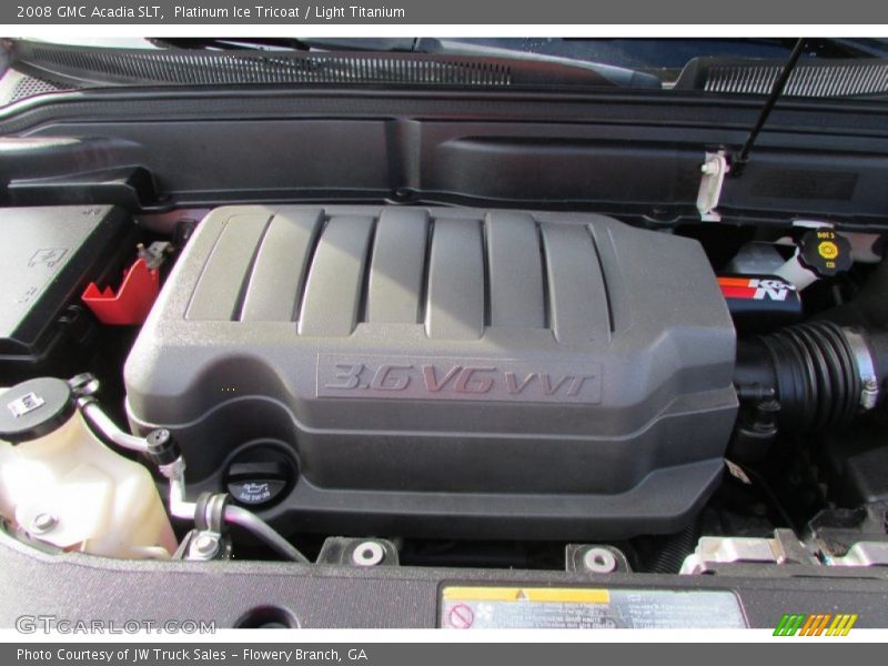 Platinum Ice Tricoat / Light Titanium 2008 GMC Acadia SLT