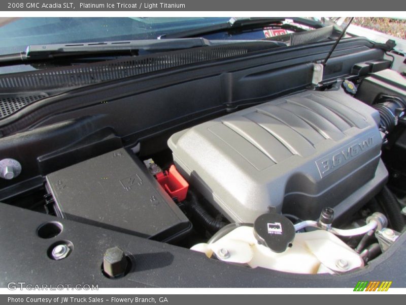 Platinum Ice Tricoat / Light Titanium 2008 GMC Acadia SLT