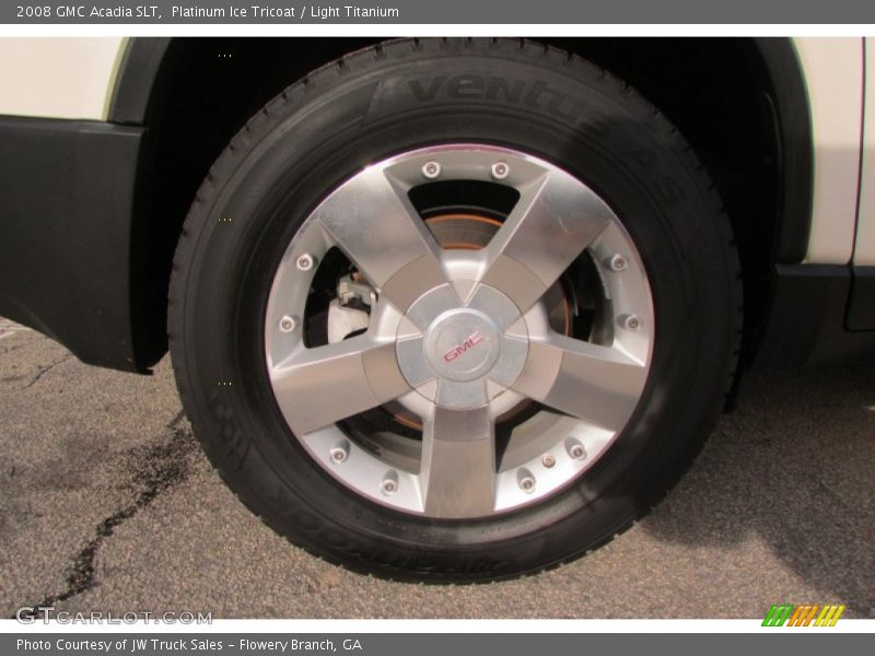 Platinum Ice Tricoat / Light Titanium 2008 GMC Acadia SLT