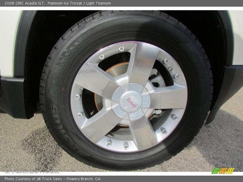 Platinum Ice Tricoat / Light Titanium 2008 GMC Acadia SLT
