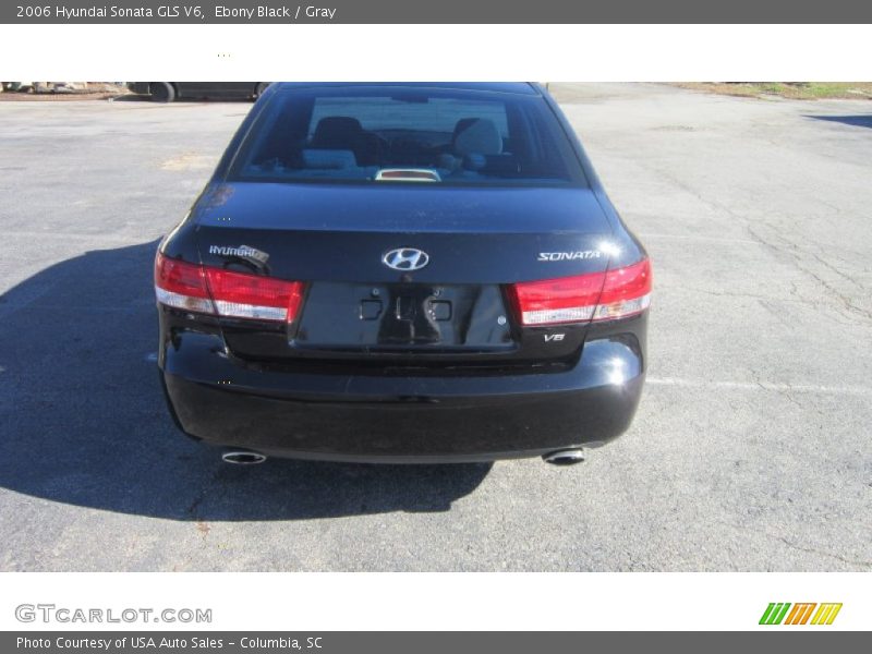 Ebony Black / Gray 2006 Hyundai Sonata GLS V6