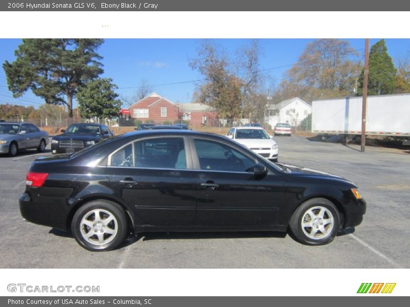 Ebony Black / Gray 2006 Hyundai Sonata GLS V6