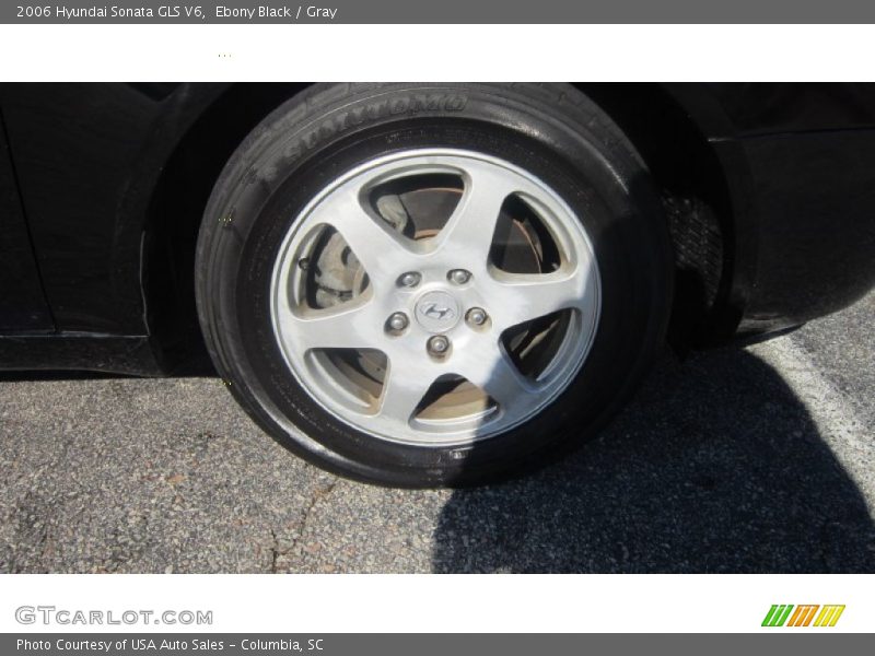 Ebony Black / Gray 2006 Hyundai Sonata GLS V6