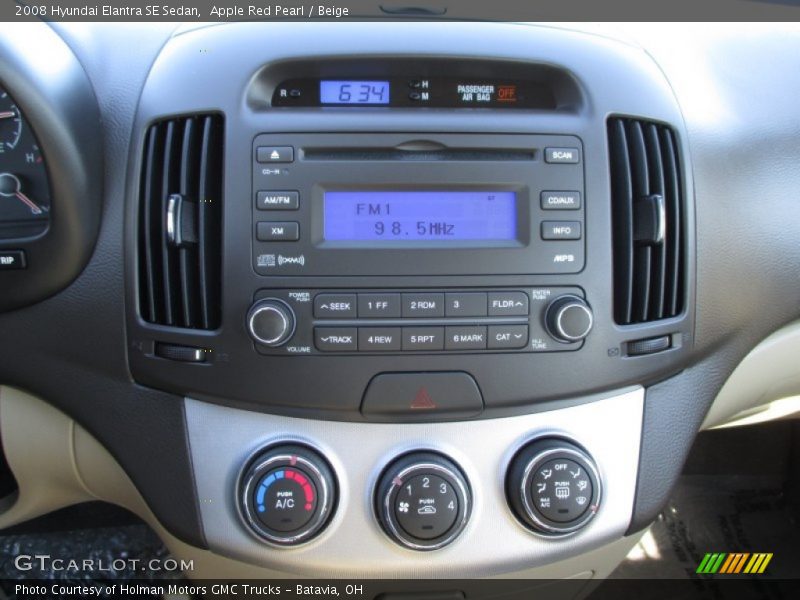 Apple Red Pearl / Beige 2008 Hyundai Elantra SE Sedan