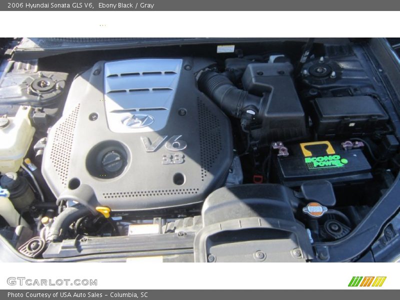 Ebony Black / Gray 2006 Hyundai Sonata GLS V6