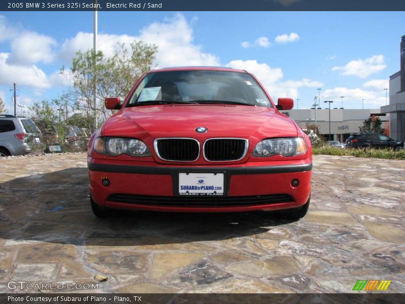 Electric Red / Sand 2005 BMW 3 Series 325i Sedan