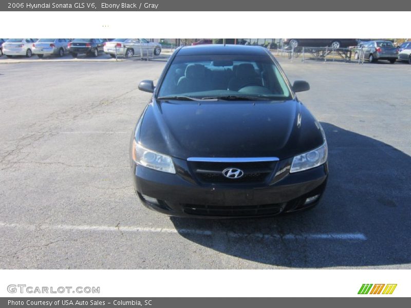 Ebony Black / Gray 2006 Hyundai Sonata GLS V6