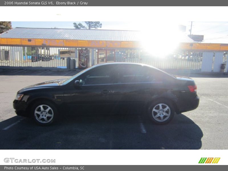 Ebony Black / Gray 2006 Hyundai Sonata GLS V6