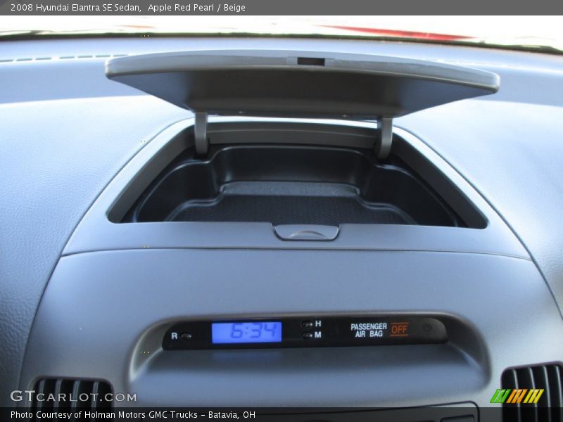 Apple Red Pearl / Beige 2008 Hyundai Elantra SE Sedan