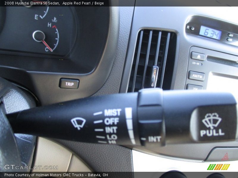 Apple Red Pearl / Beige 2008 Hyundai Elantra SE Sedan