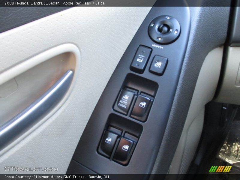 Apple Red Pearl / Beige 2008 Hyundai Elantra SE Sedan