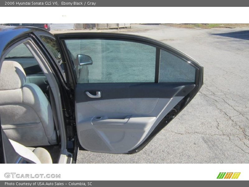 Ebony Black / Gray 2006 Hyundai Sonata GLS V6
