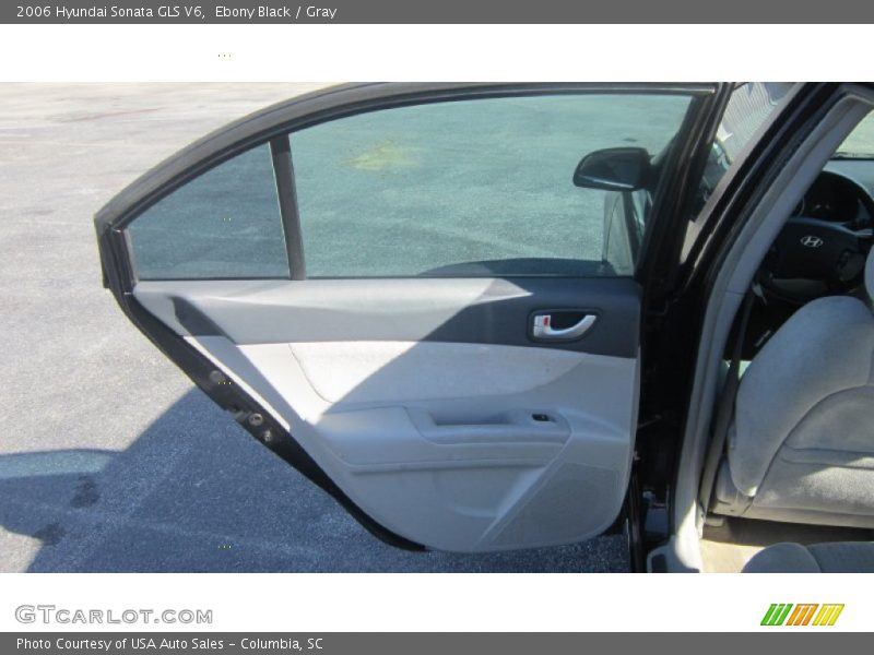 Ebony Black / Gray 2006 Hyundai Sonata GLS V6