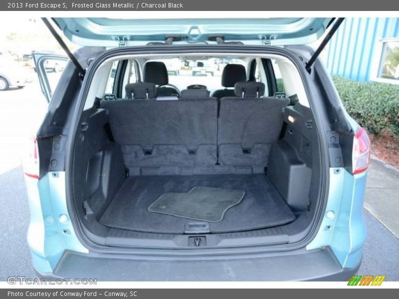 Frosted Glass Metallic / Charcoal Black 2013 Ford Escape S