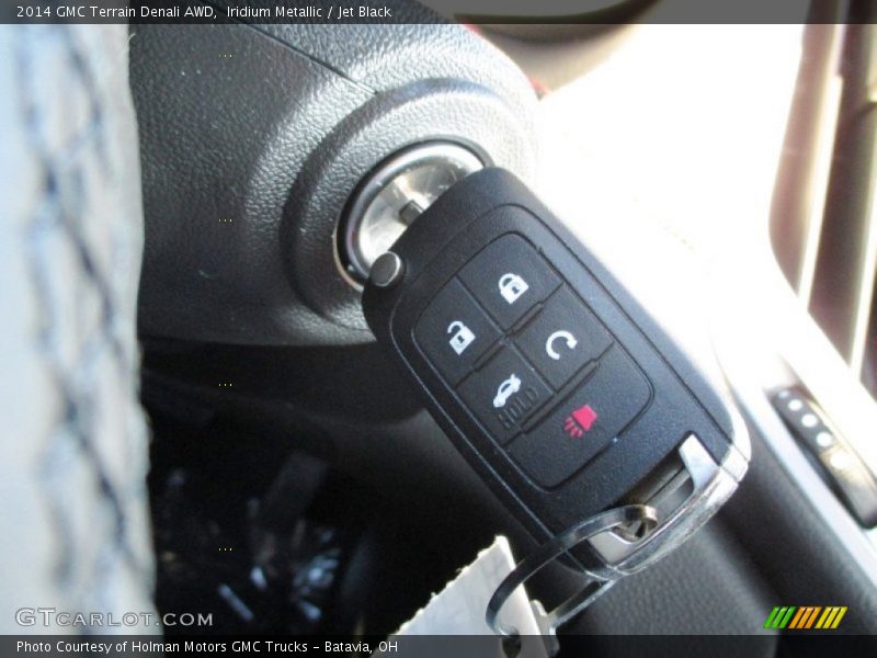 Iridium Metallic / Jet Black 2014 GMC Terrain Denali AWD