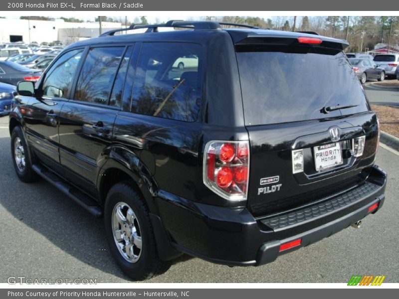 Formal Black / Saddle 2008 Honda Pilot EX-L