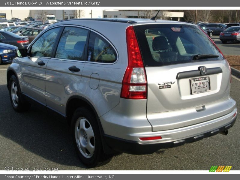 Alabaster Silver Metallic / Gray 2011 Honda CR-V LX