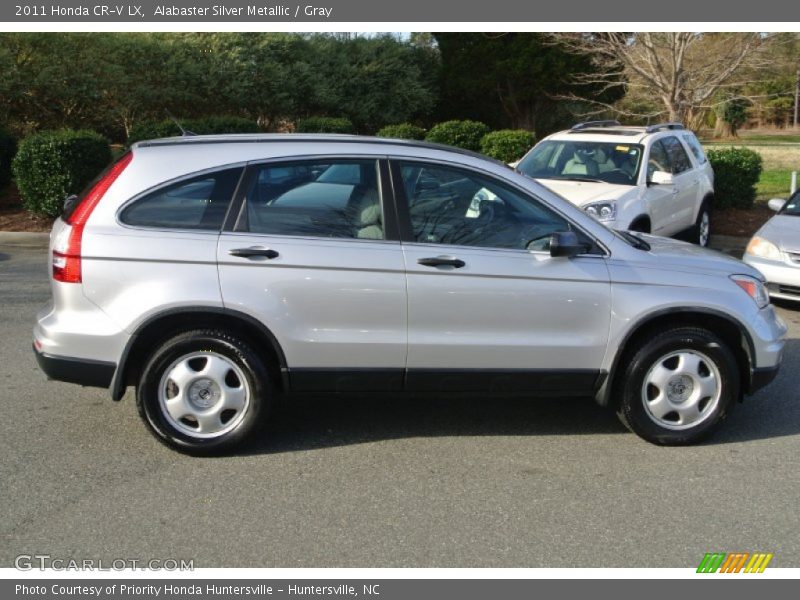 Alabaster Silver Metallic / Gray 2011 Honda CR-V LX