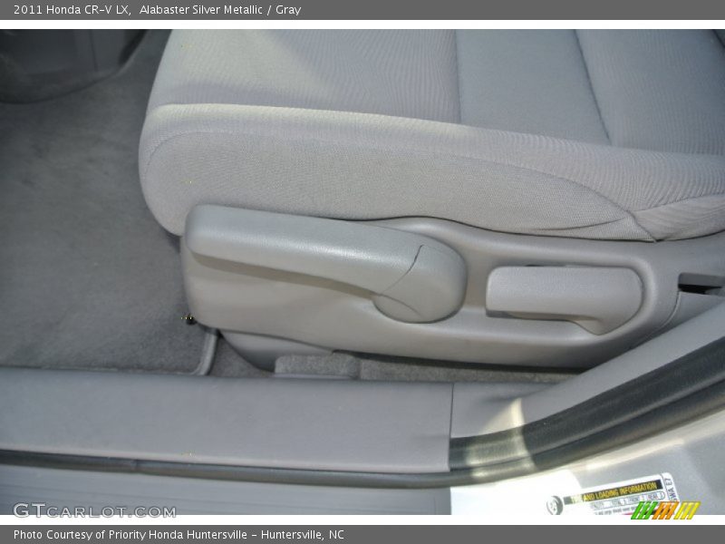 Alabaster Silver Metallic / Gray 2011 Honda CR-V LX