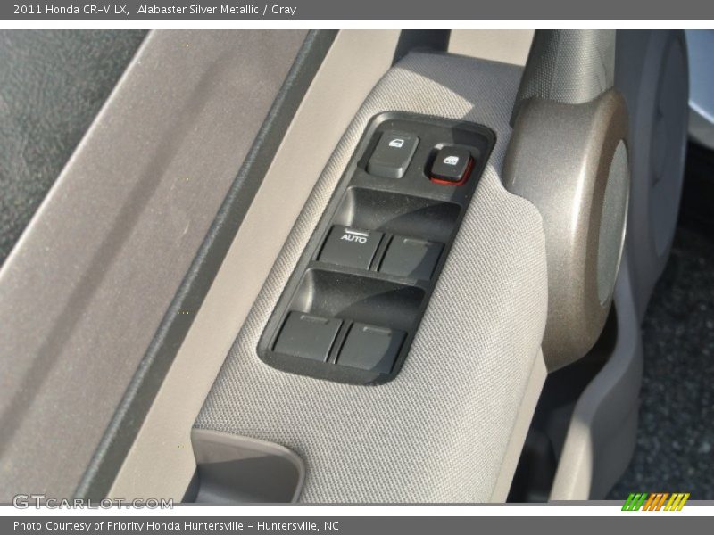 Alabaster Silver Metallic / Gray 2011 Honda CR-V LX