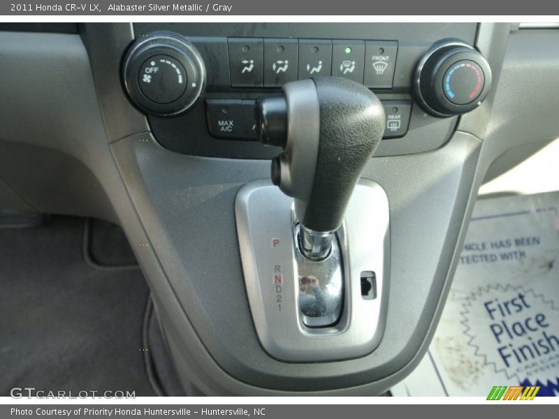 Alabaster Silver Metallic / Gray 2011 Honda CR-V LX