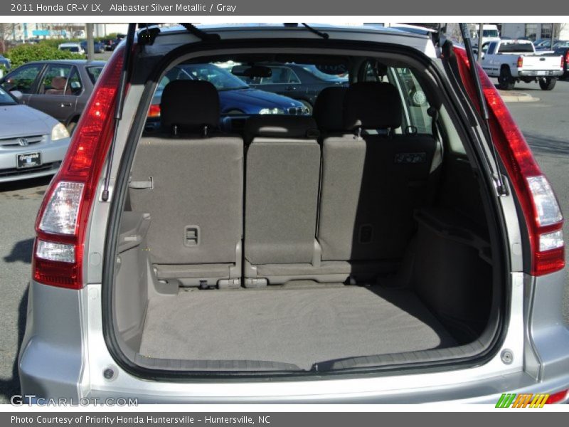 Alabaster Silver Metallic / Gray 2011 Honda CR-V LX