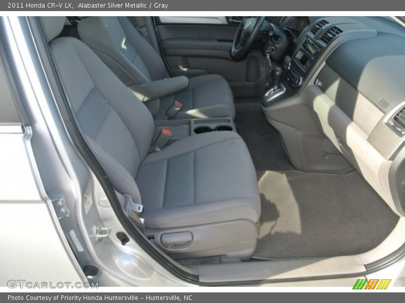 Alabaster Silver Metallic / Gray 2011 Honda CR-V LX