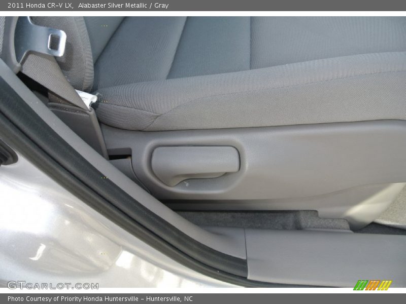 Alabaster Silver Metallic / Gray 2011 Honda CR-V LX