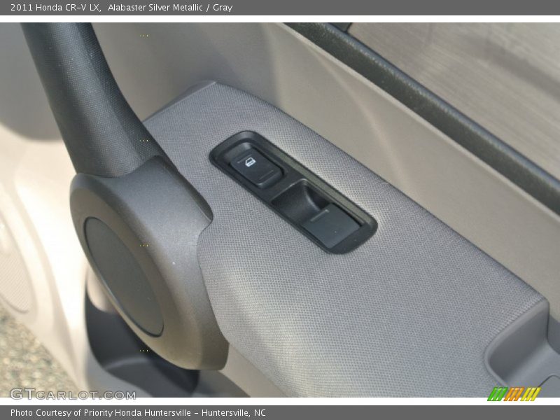 Alabaster Silver Metallic / Gray 2011 Honda CR-V LX