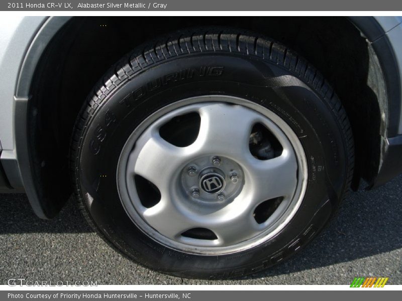 Alabaster Silver Metallic / Gray 2011 Honda CR-V LX