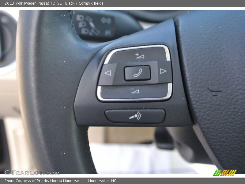 Black / Cornsilk Beige 2013 Volkswagen Passat TDI SE