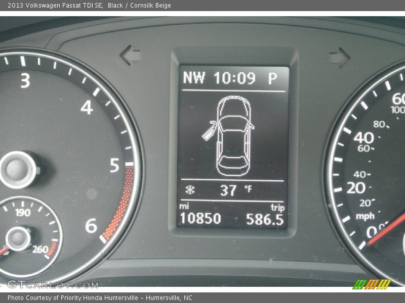 Black / Cornsilk Beige 2013 Volkswagen Passat TDI SE