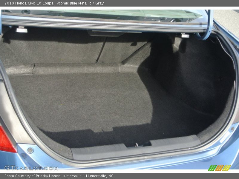 Atomic Blue Metallic / Gray 2010 Honda Civic EX Coupe