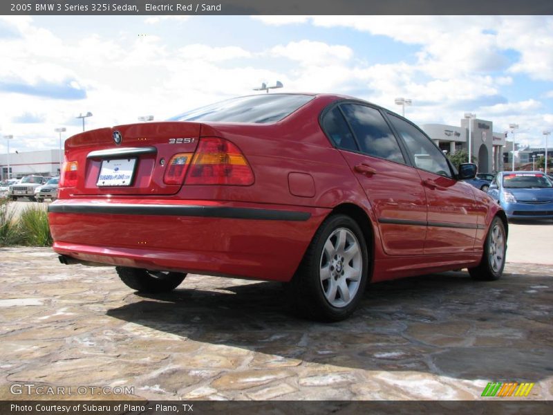 Electric Red / Sand 2005 BMW 3 Series 325i Sedan