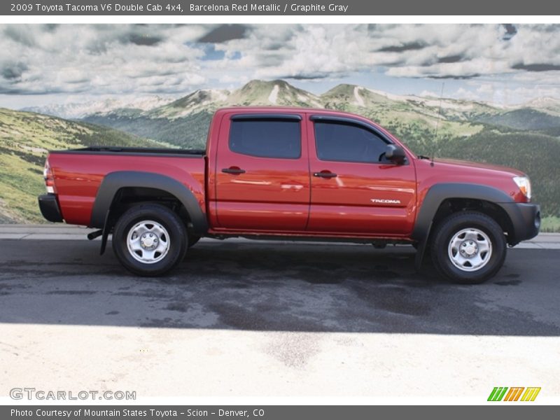 Barcelona Red Metallic / Graphite Gray 2009 Toyota Tacoma V6 Double Cab 4x4