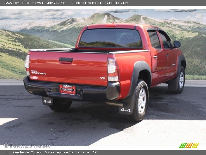 Barcelona Red Metallic / Graphite Gray 2009 Toyota Tacoma V6 Double Cab 4x4