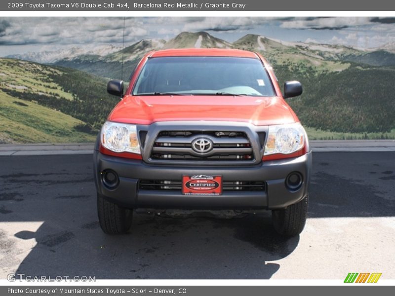 Barcelona Red Metallic / Graphite Gray 2009 Toyota Tacoma V6 Double Cab 4x4